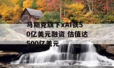 马斯克旗下xAI获50亿美元融资 估值达500亿美元